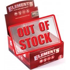 Elements Red (Hemp) KS Slim (50 pks a Box 33L)
